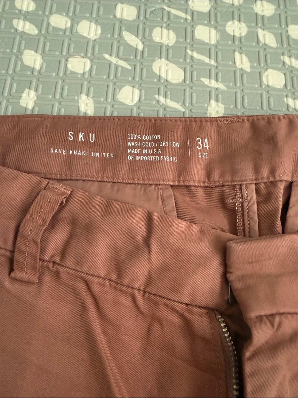 Save Khaki Light Twill Garment Dyed Pants
Clay, 34 - Picture 3 of 7